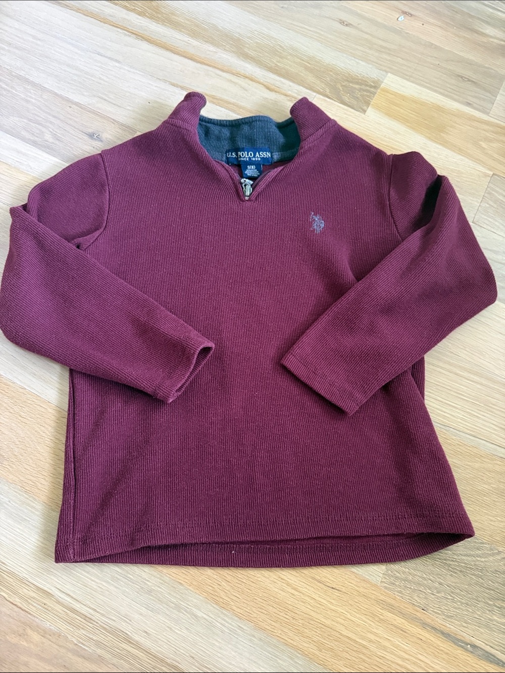 US Polo Assn Burgundy Pullover Sweater